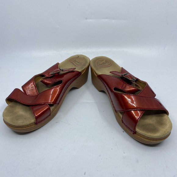 Dansko Red Open Toe size 38 - Picture 8 of 8